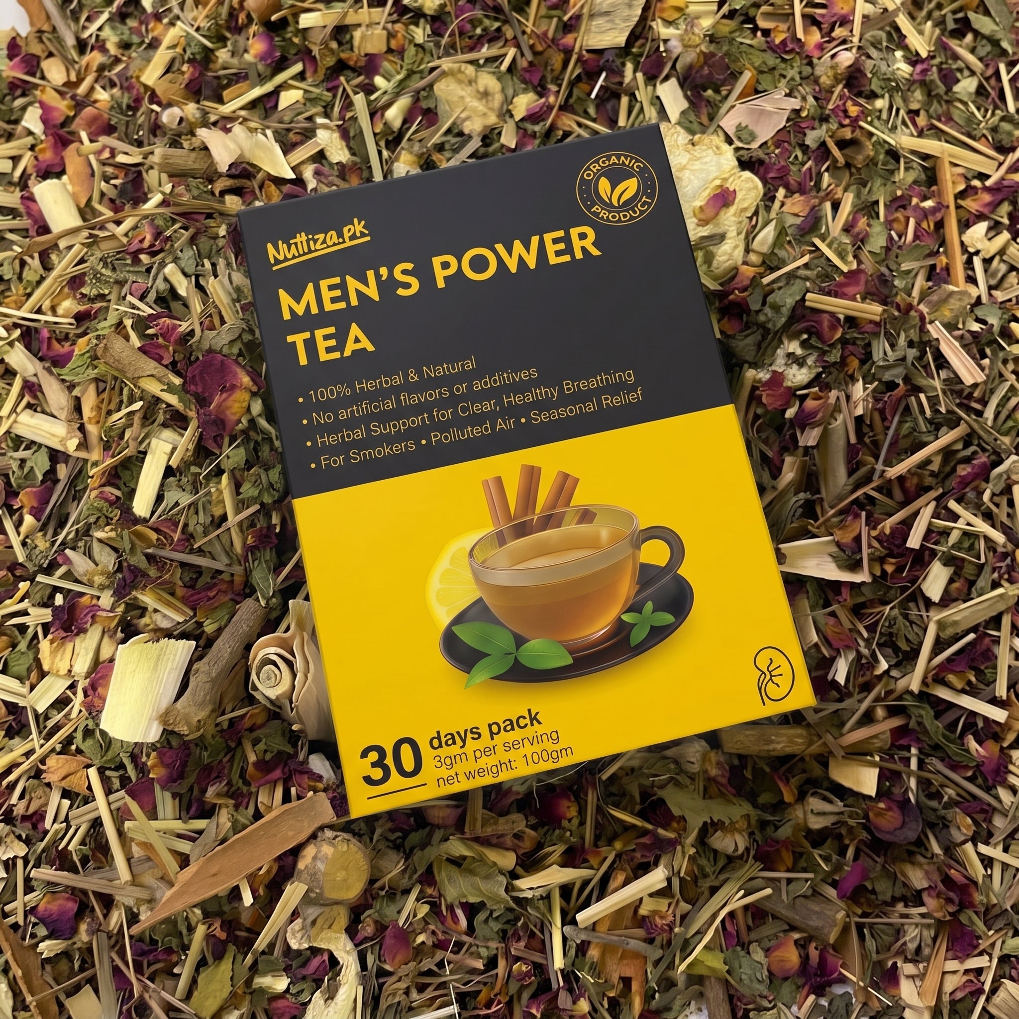 Men's Power Tea – Natural Vitality, Energy & Stamina Blend