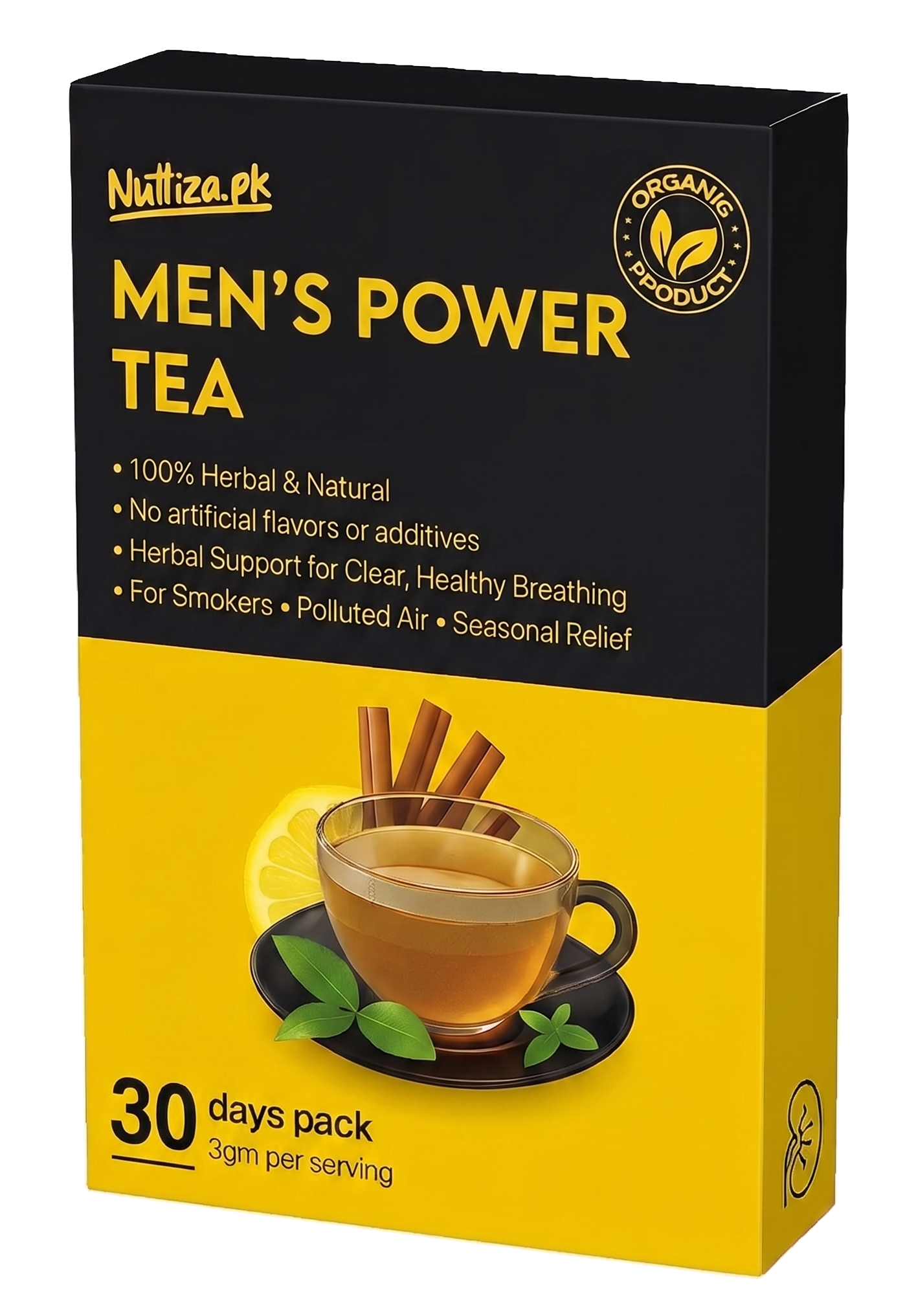 Men's Power Tea – Natural Vitality, Energy & Stamina Blend